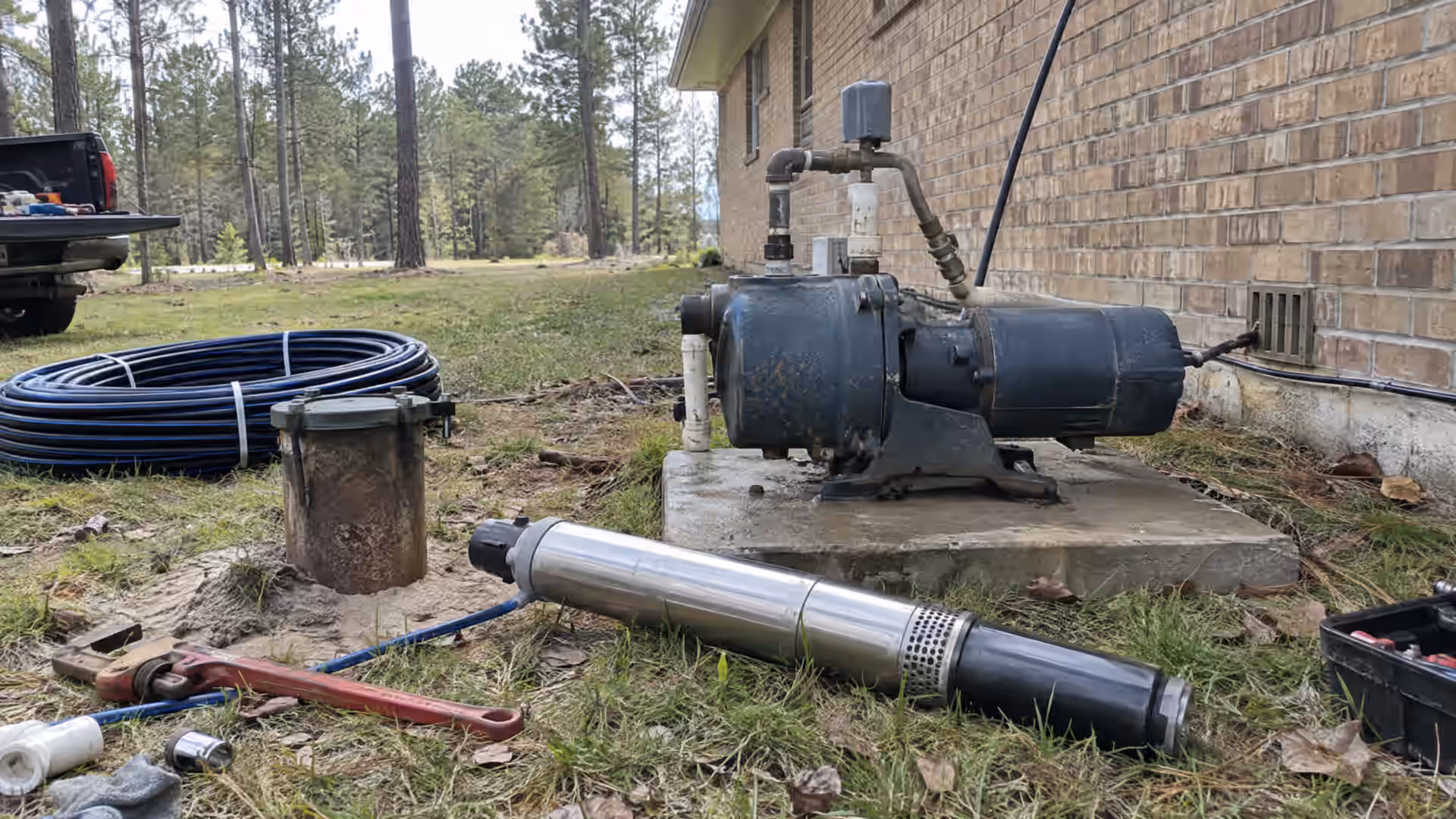 Submersible or jet pump? in Fayetteville, North Carolina